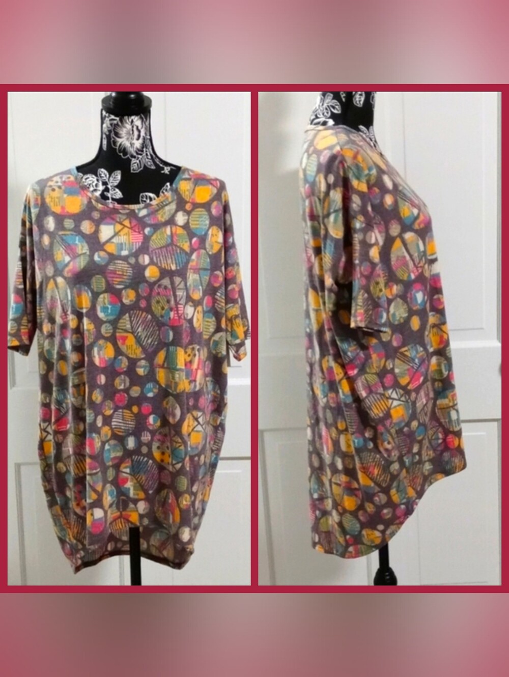 🆕 🍁LuLaRoe🍁 - "Irma" Scoop Neck Tunic Dress